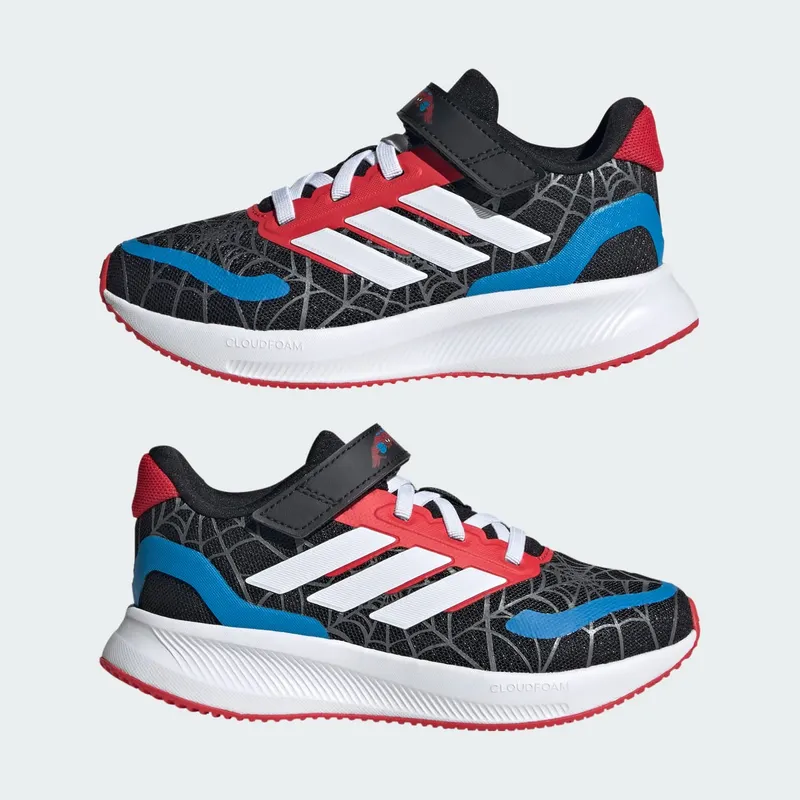 Adidas adidas Marvel Spider-man Runfalcon Kids Core Black / Cloud White / Pure Ruby (JR5660)