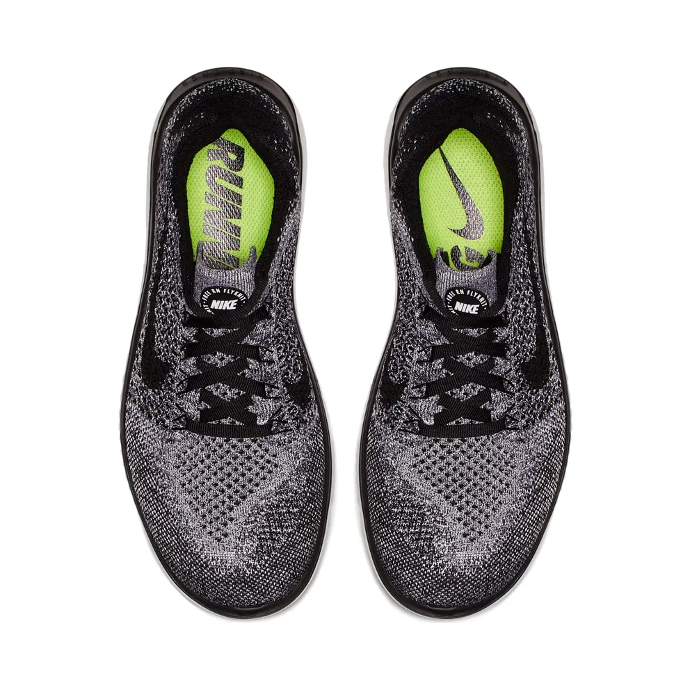 Nike Free RN Flyknit 2018 Oreo (W) White/Black (942839-101)