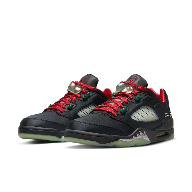 Air Jordan 5 x Clot Low Black Red (DM4640-036)