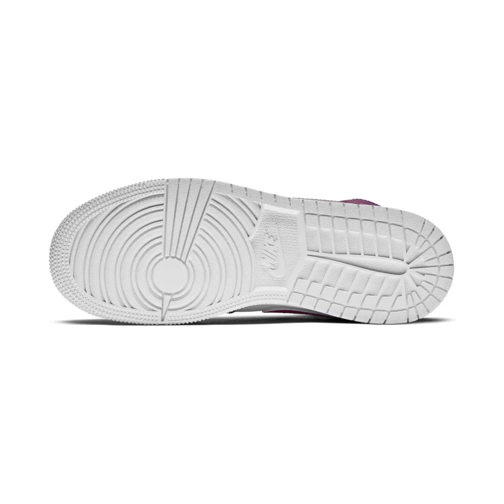Jordan 1 Mid True Berry Rush Pink (GS) True Berry/Rush Pink-White (555112-661)