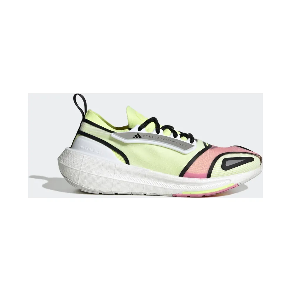 adidas by Stella McCartney Ultraboost Light Laufschuh Core White / Frozen Yellow / Screaming Pink (HQ8664)