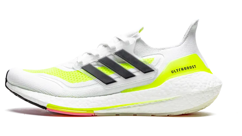 Adidas UltraBoost 21 ‘White Solar Yellow’ Cloud White/Core Black/Solar Yellow (FY0377)
