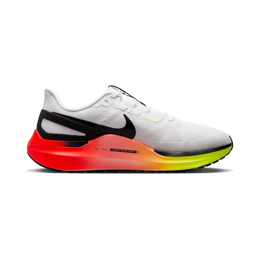 Nike Structure 25 White Bright Crimson Volt Black (HF4913-100)