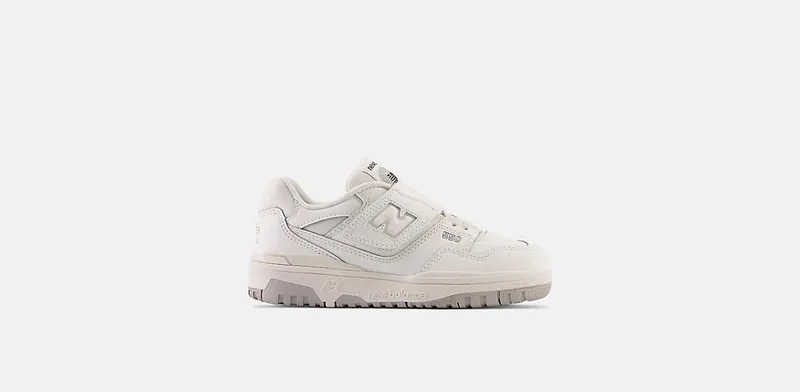 New Balance 550 Bungee Lace Top Strap White Grey (PHB550PB)