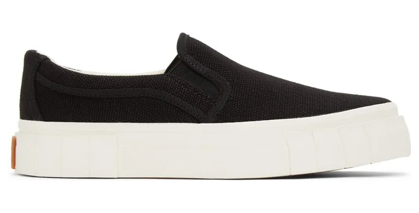 Good News Black Yess Slip-On Sneakers (GNYESS002-M)
