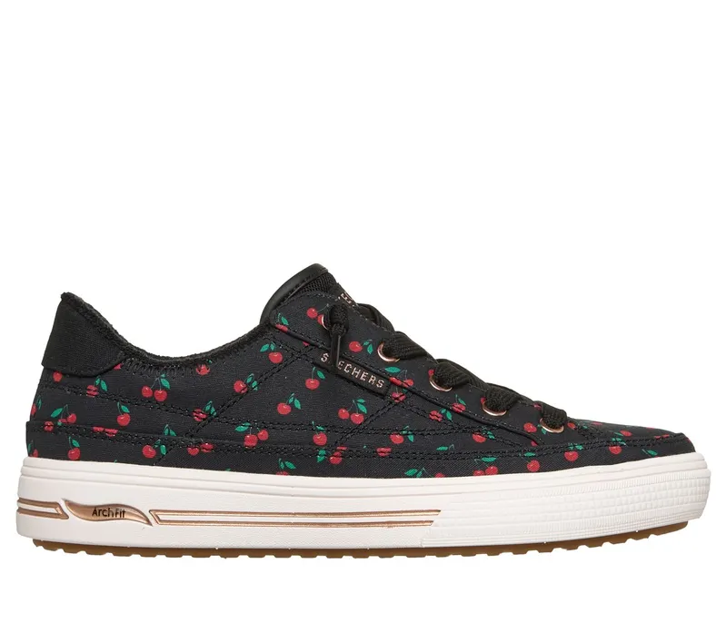 Skechers Arch Fit Arcade “Flowa Powa Sneaker Black / Red” (177194BKRD)