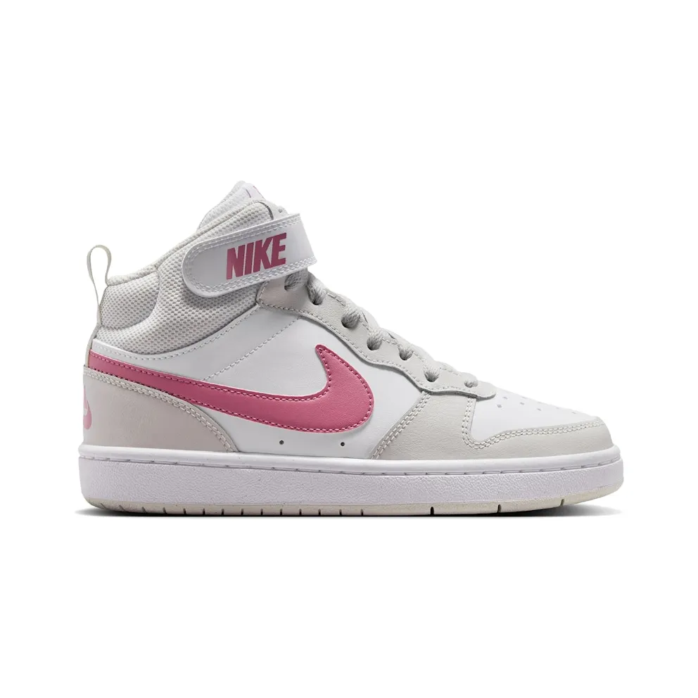 Nike Court Borough Mid 2 White Vast Grey Peony (CD7782-133)