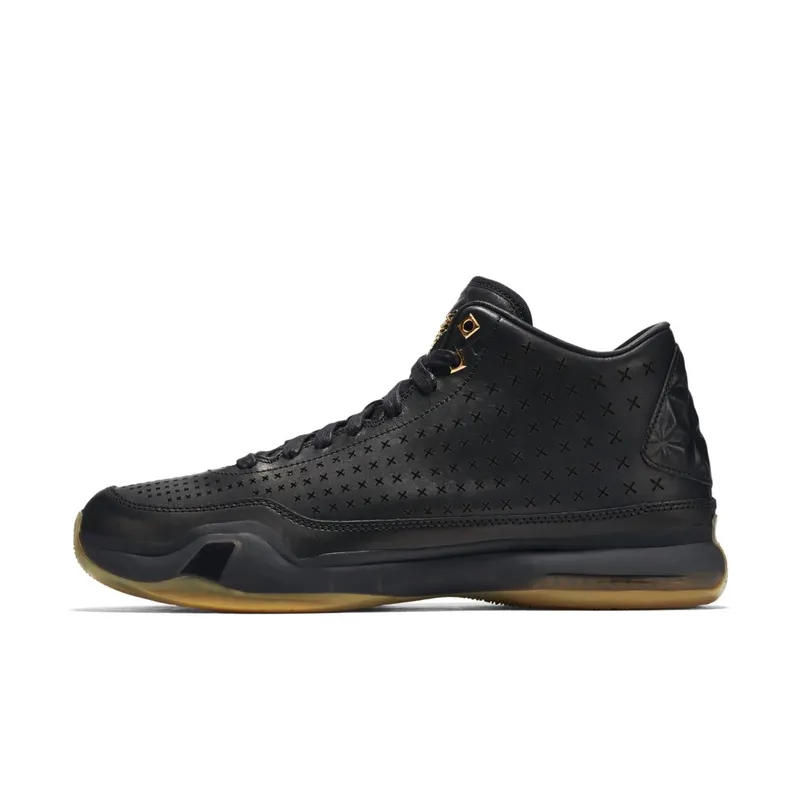 Nike Kobe 10 Mid EXT Black Metallic Gold Black/Black-Gum Light Brown (802366-002)