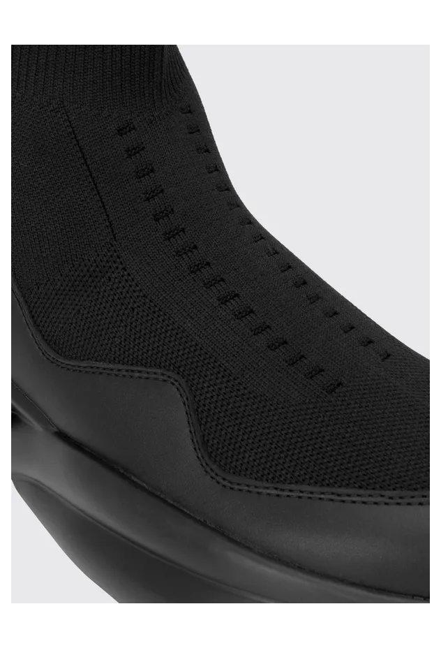 Philipp plein High-Top Slip-On Knit Sneakers with Sock Ankle Black (UAFSUSC1080PTE120N0202) (3)