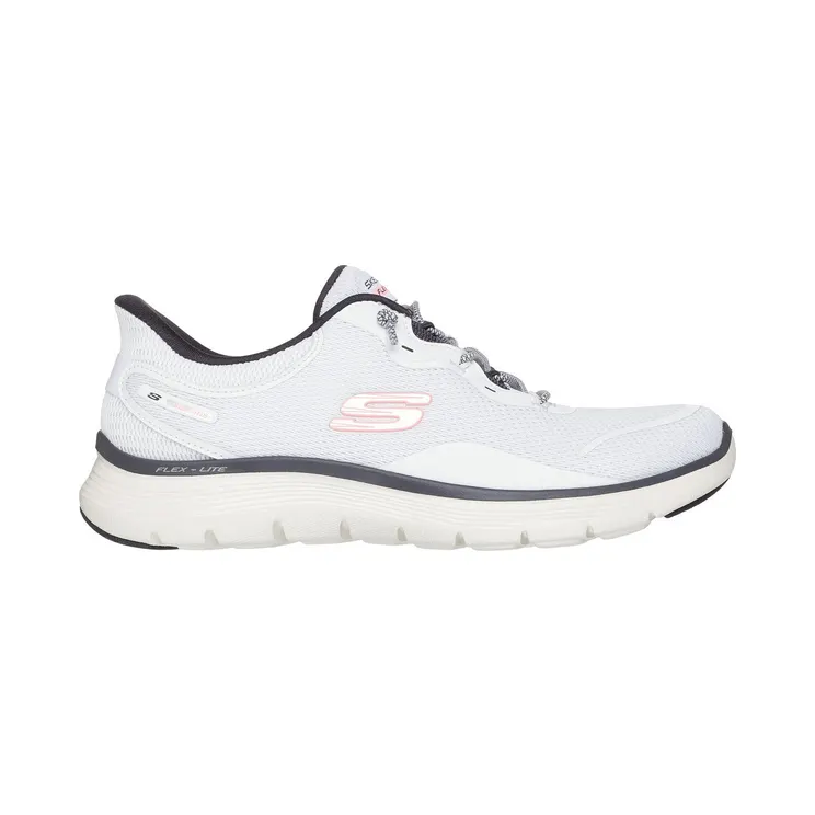 Skechers Slip-ins: Flex Appeal 5.0 Easy Breezy “White / Multi (150218 Wmlt)” (150218WMLT)