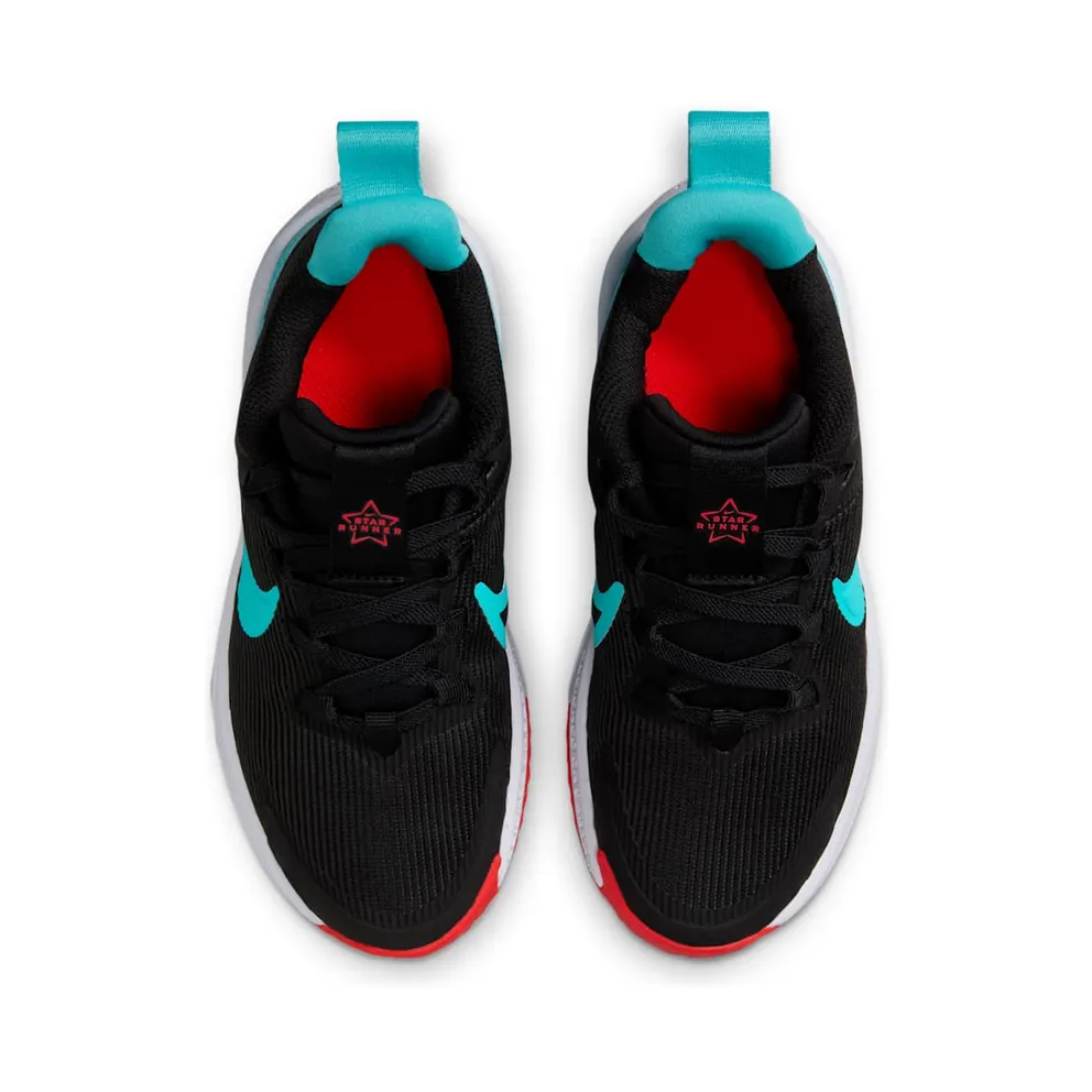 Nike Star Runner 4 Black Bright Crimson White Dusty Cactus (DX7614-009)