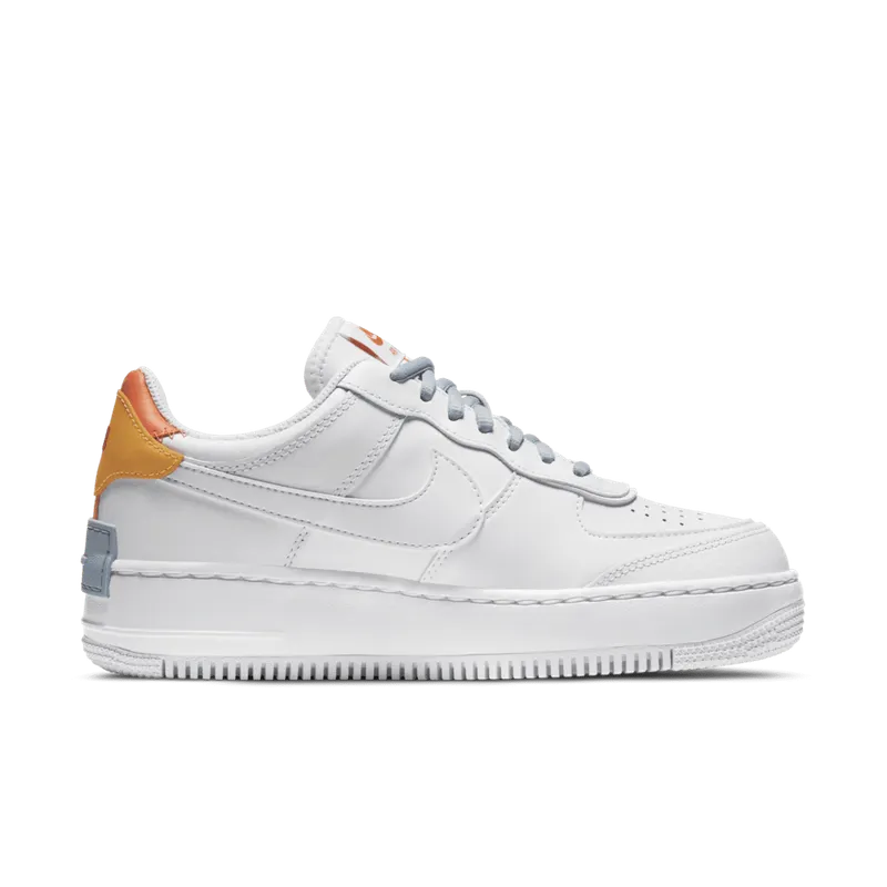 Nike Air Force 1 Shadow Kindness Day 2020 (W) White/Light Armory Blue Heather-Laser Orange-Summit White (DC2199-100)
