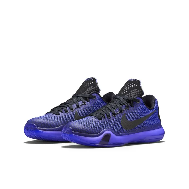 Nike Kobe X Blackout Blackout (GS) Black/Persian Violet/Volt (726067-005)