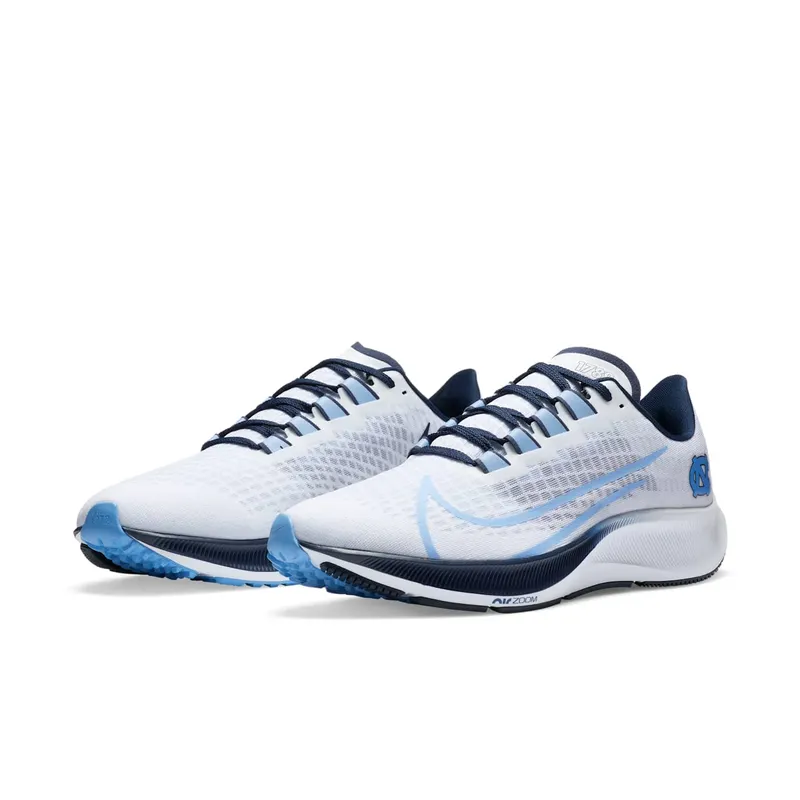 Nike Air Zoom Pegasus 37 UNC White/Pure Platinum-College Navy-Valor Blue (CZ5395-100)