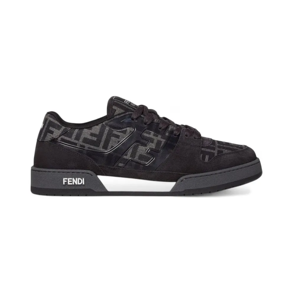 Fendi Match Low Black Grey FF Jacquard (7E1688AQ6IF1R71)