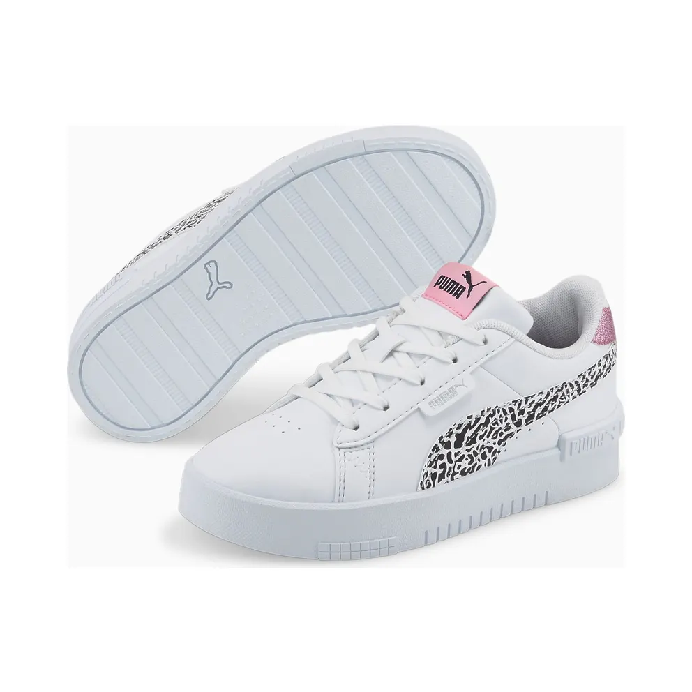 PUMA Jada Summer Roar Kids’ White/Black/Prism Pink (383138-01)