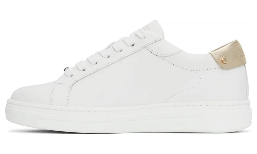 Jimmy Choo White Rome Low Sneakers (ROME/F AZA) (3)
