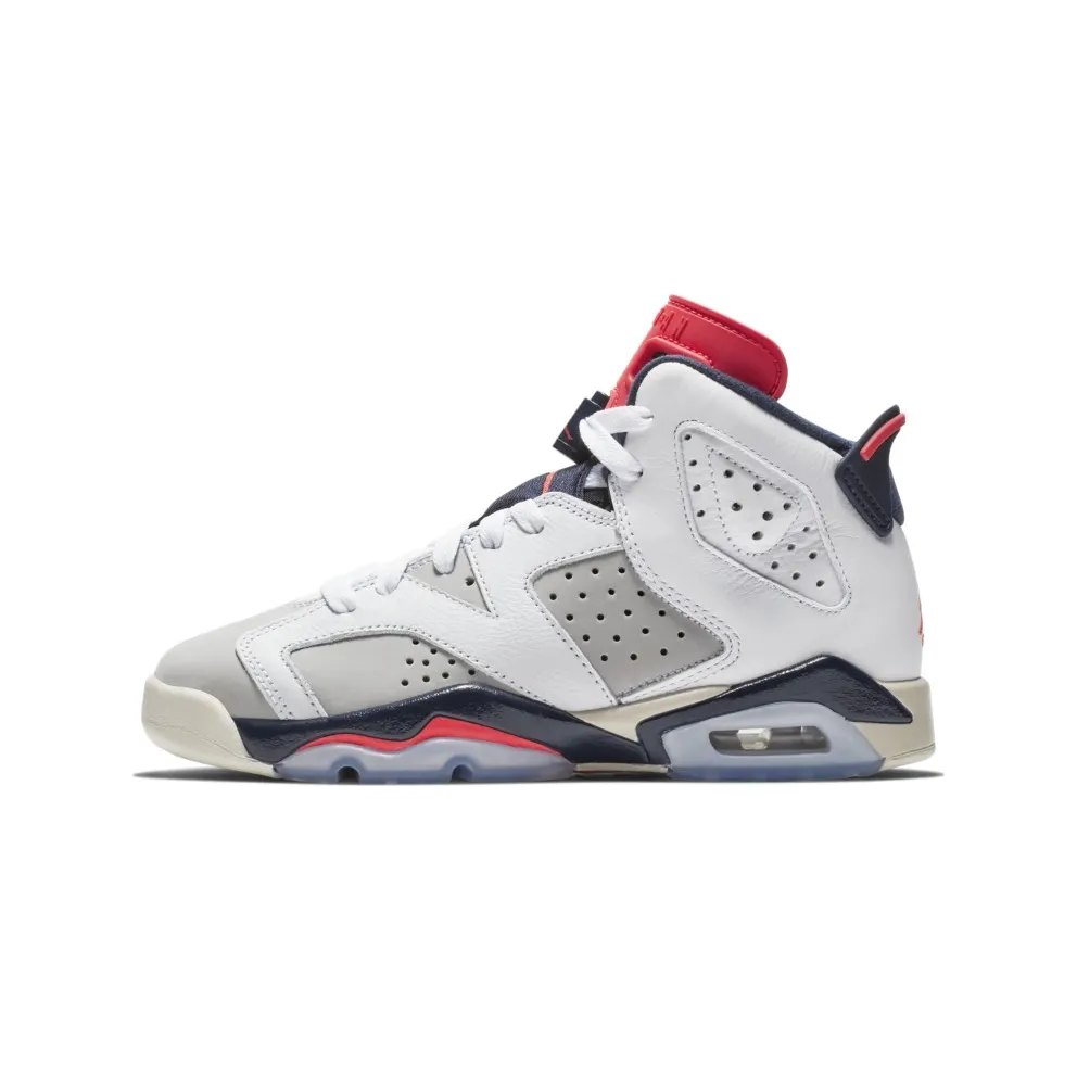 Jordan 6 Retro Tinker (GS) White/Infrared 23-Neutral Grey-Obsidian (384665-104)