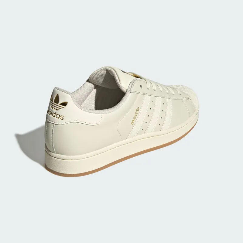 Adidas SUPERSTAR MESSI Ivory / Ivory / Gold Metallic (KH5337)