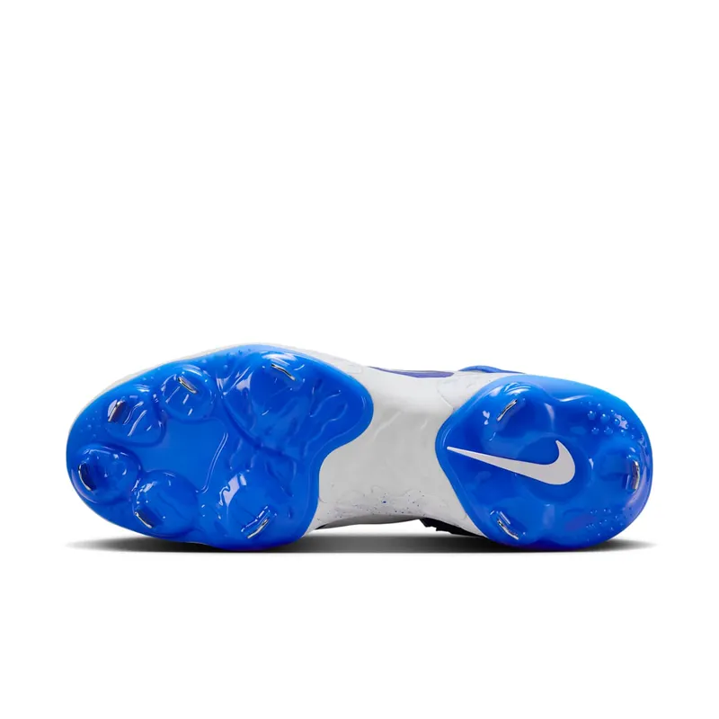Nike Alpha Huarache Elite 4 Mid White Hyper Royal (FD2744-104)