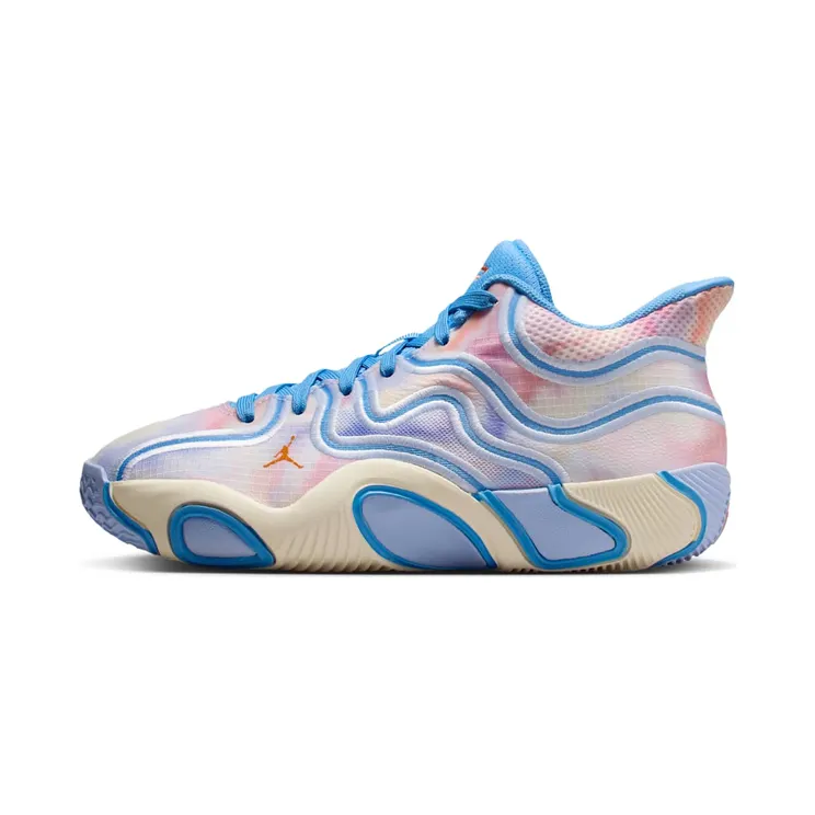 Jordan Tatum 3 Tie Dye “University Blue / Pale Ivory / Royal Tint / Camellia” (HF3136-400)