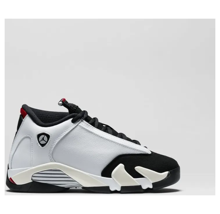 Air Jordan 14 Retro BG Black Toe (654963-102)