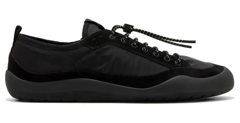Black Speedrock sneakers in Re-Nylon and suede 2EE469G000D7C/T_PRADA-F0002_604-11