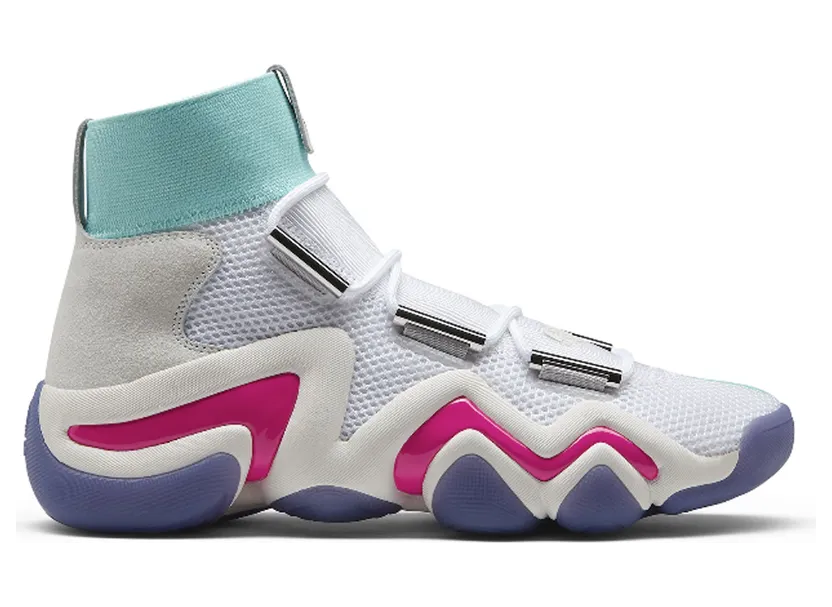 Adidas Nice Kicks x Crazy 8 ADV ‘White Lined Emerald’ White/Teal/Purple (DB1788)