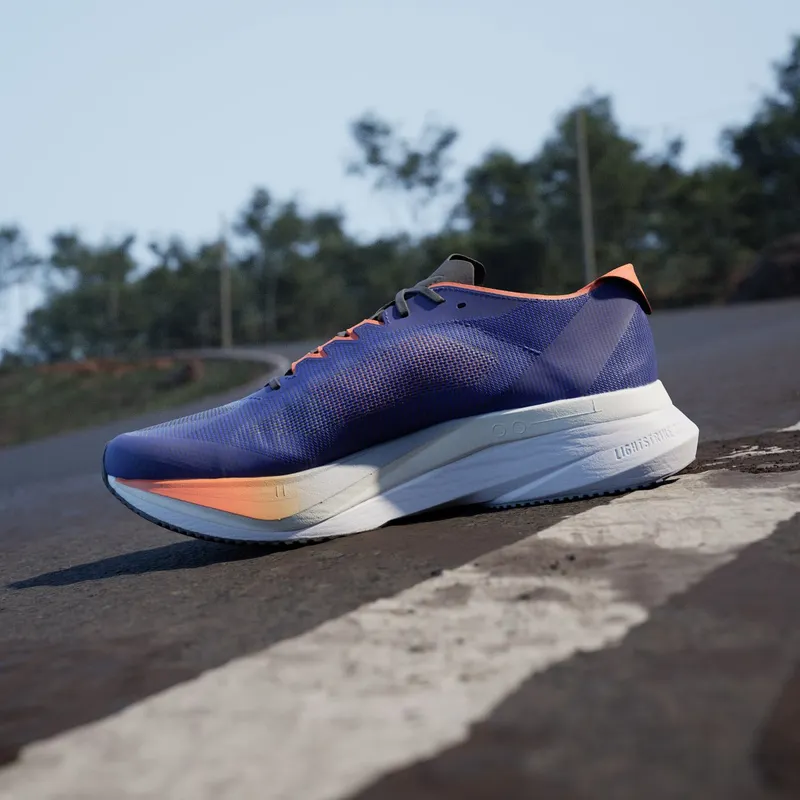 Adidas Adizero Boston 12 Lucid Blue / Cloud White / Impact Orange (JI4475)