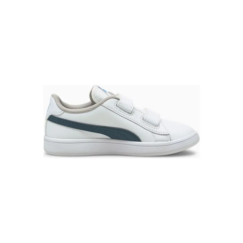 PUMA Smash V2 Kids’ White/Intense Blue (365173-30)
