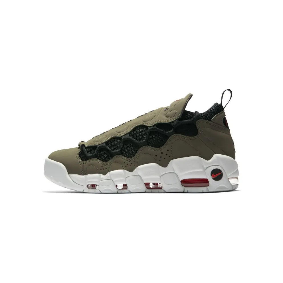 Nike Air More Money Medium Olive Medium Olive/Habanero Red-Summit White-Black (AJ2998-200)