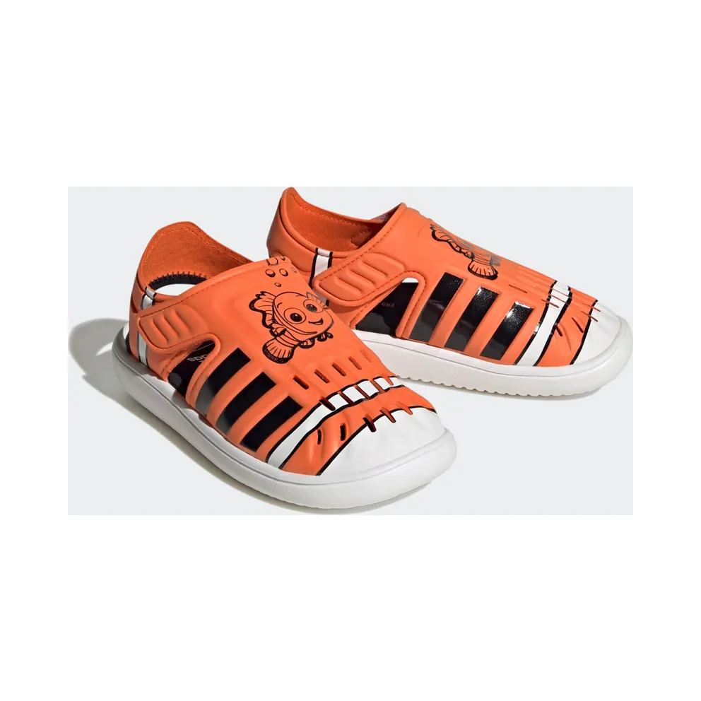 adidas Closed Toe Sandals Disney Finding Nemo And Dory Orange Core Black Cloud White (HP7753)