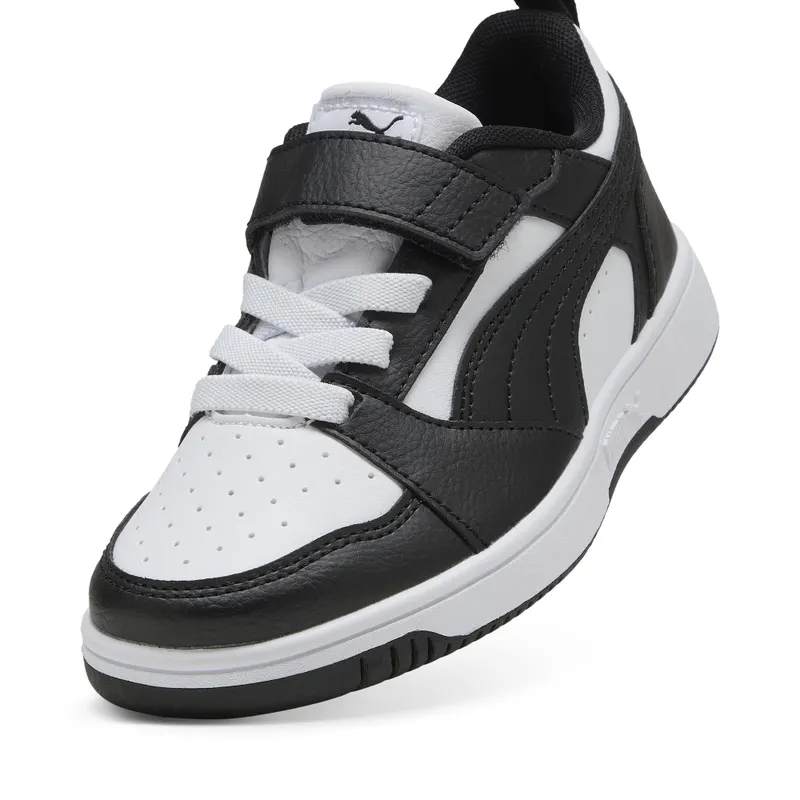Puma Rebound V6 Lo “Puma White / Puma Black” (397419_01)