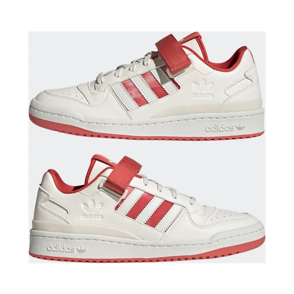 Adidas Forum Low Chalk White / White Tint / Crew Red (GW2043)