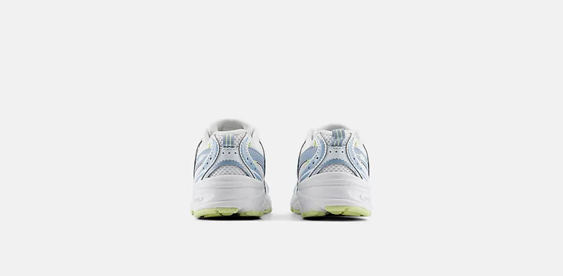 New Balance 530 Bungee Lace PS “Light Arctic Grey White” (P5303W7)