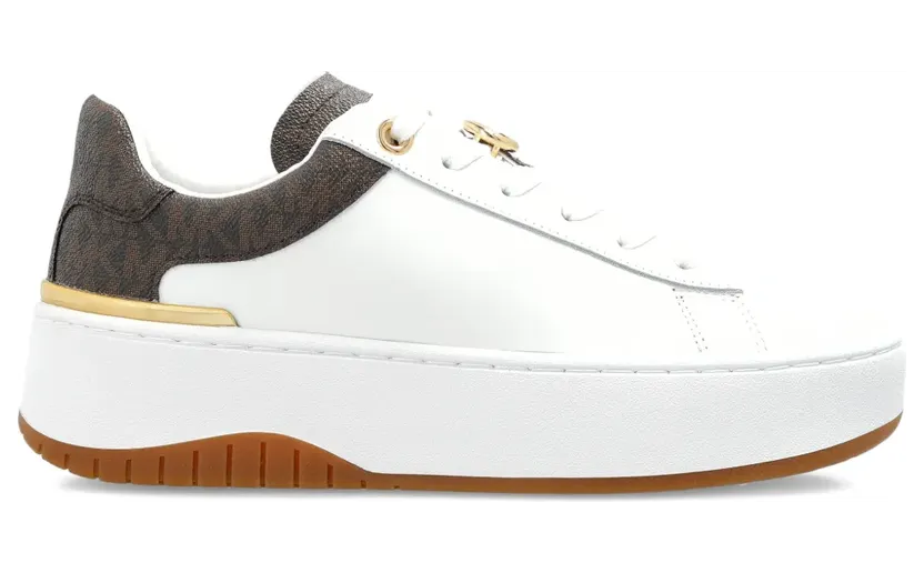 Michael Kors Dottie sneakers met plateauzool – Wit (43F5DTFS2L)