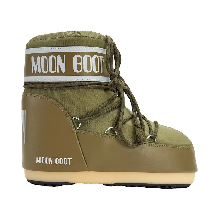 Moon Boot Icon Low Nylon Boot Khaki (80D1409340-M006)