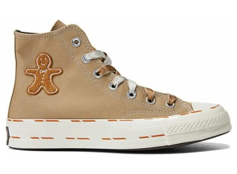 Converse Chuck Taylor All Star 70 Hi Christmas Pack Gingerbread Man Khaki (A04282C)