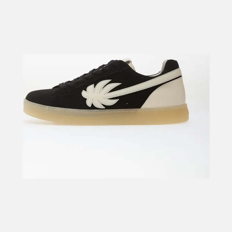 Palm Angels Palm Tennis Suede Black Ivory