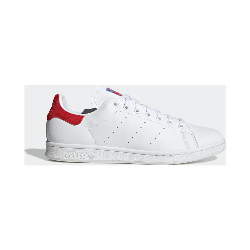 adidas Stan Smith Schuh Cloud White / Vivid Red / Real Blue (GY1042)