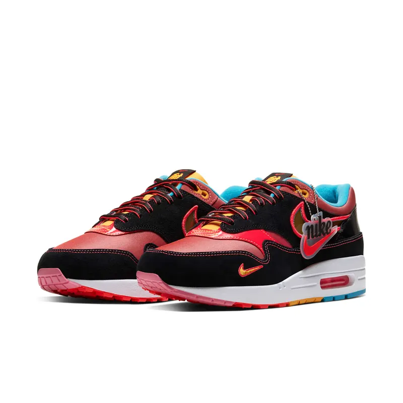 Nike Air Max 1 Chinatown New York (2020) Black/Multi-Color (CU6645-001)