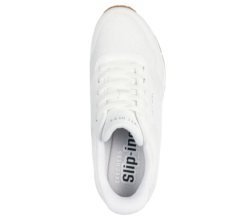 Skechers Slip-ins: Uno – Banksia – White – “White” (177117 WHT)