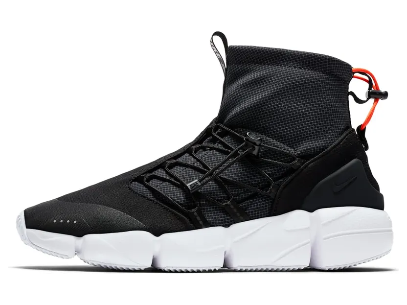 Nike Air Footscape Mid Utility DM Black Safety Orange (AH8689-001)