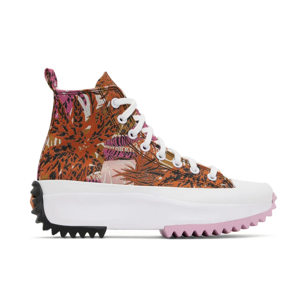 Converse Run Star Hike Platform Tropical Florals Mantra Orange/Schwarz/Weiß (A00551C)