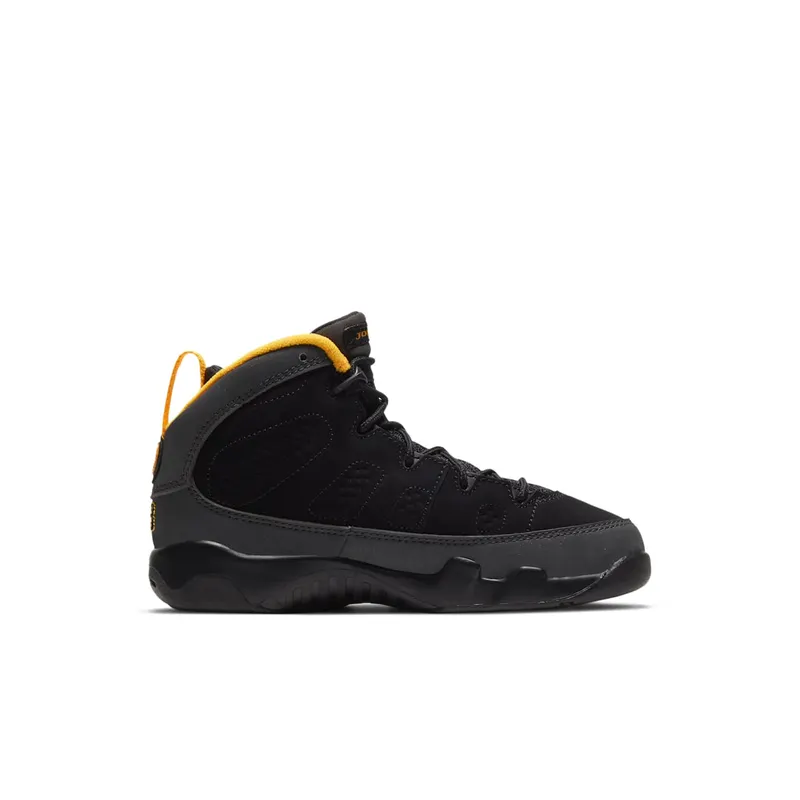 Jordan 9 Retro Dark Charcoal University Gold (PS) (401811-070)