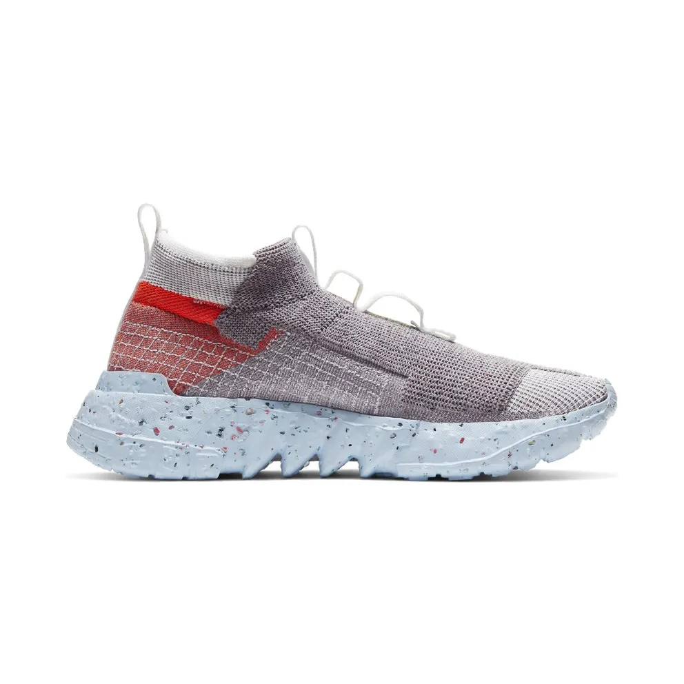 Nike Space Hippie 02 Vast Grey Hyper Crimson Vast Grey/Hyper Crimson-White-Ice Blue (CQ3988-001)