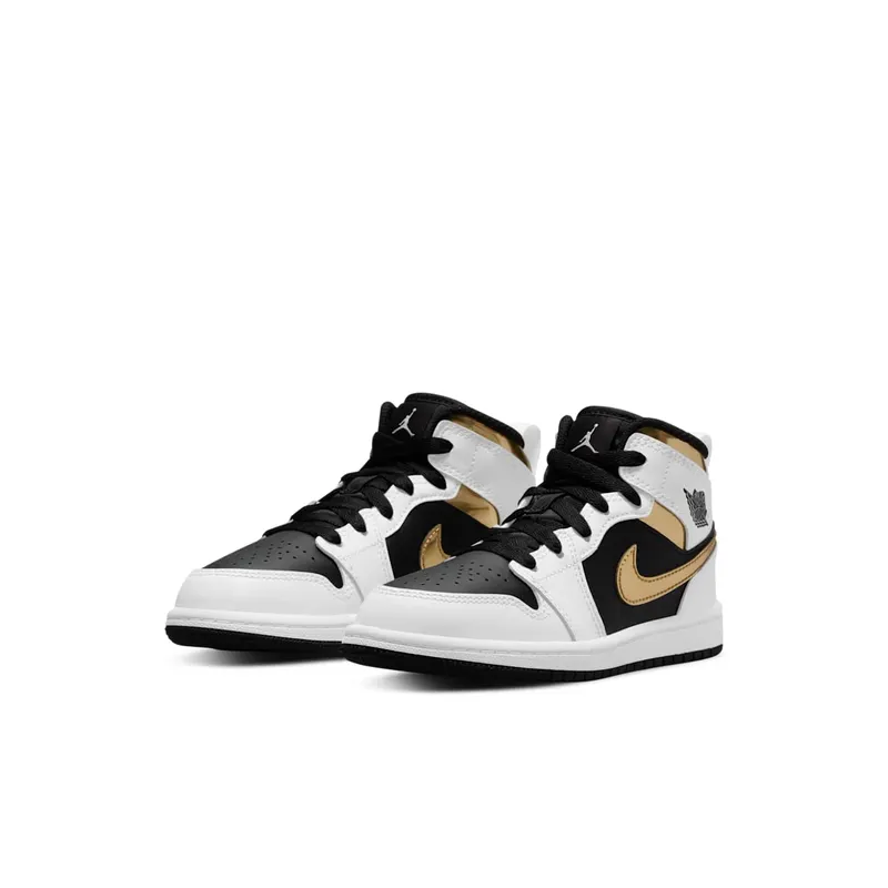 Jordan 1 Mid White Gold (PS) (640734-190)