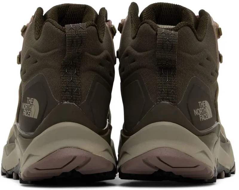 The North Face Brown Exploris Mid Sneakers (NF0A5G3A)