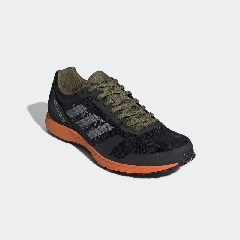 adidas Adizero RC Undefeated Black White/Light Grey Heather/Orange (G26648)