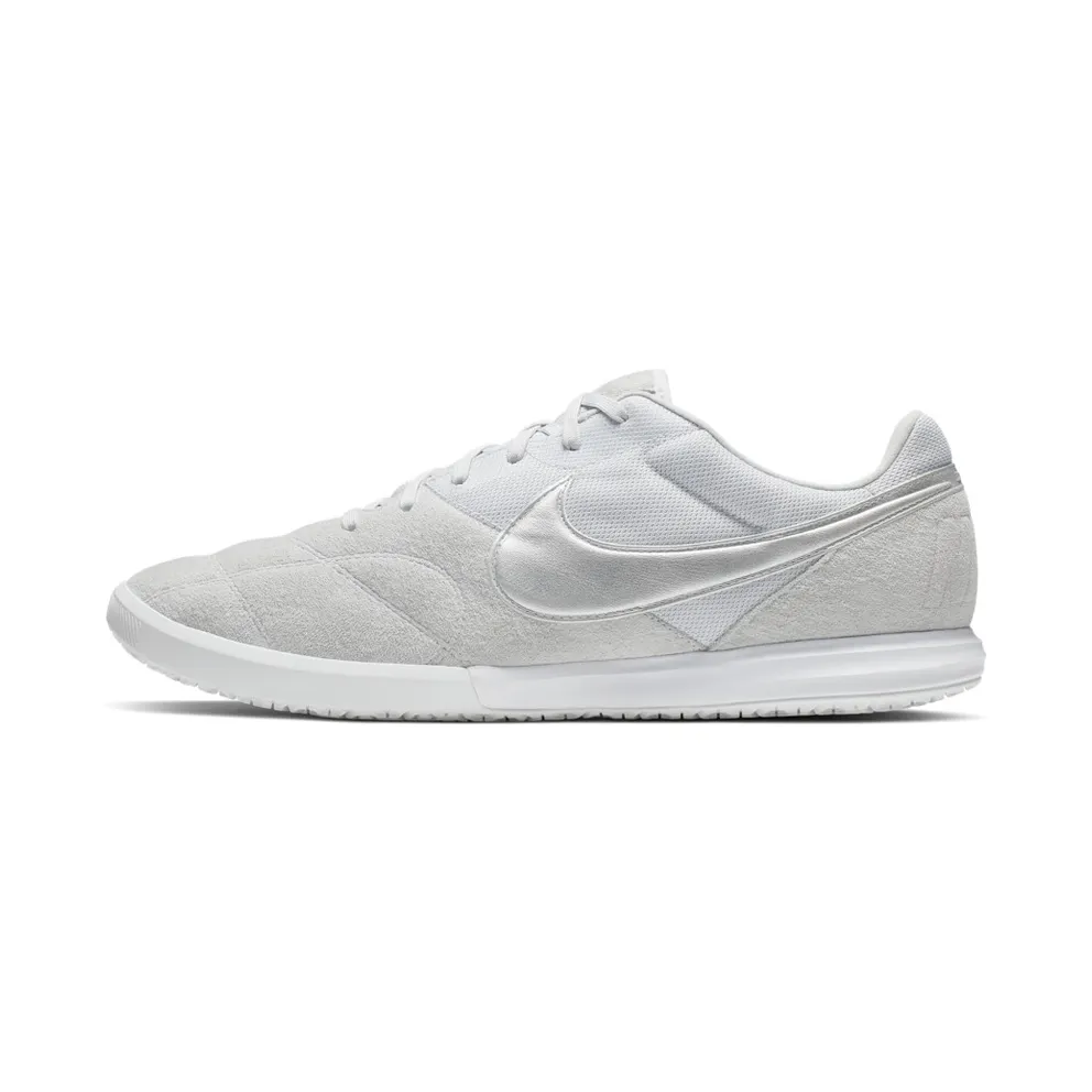 Nike Tiempo Premier II Sala IC Pure Platinum Pure Platinum White Metallic Silver (AV3153-002)